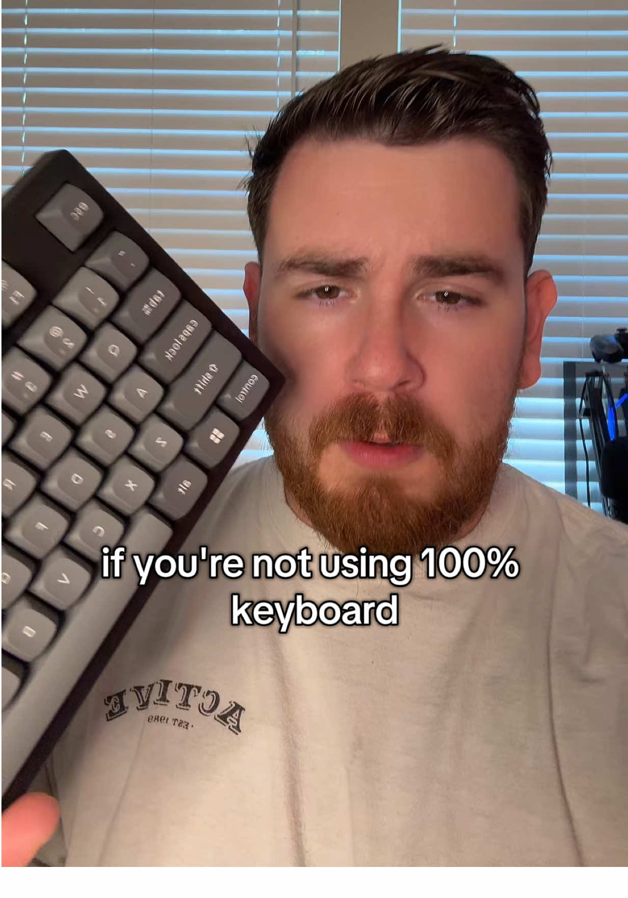 Num Pads and Arrow Keys are a must. If you don’t use a 100% Keyboard, you must be unemployed.  #keyboard #keyboardasmr #pcsetup #techtok 