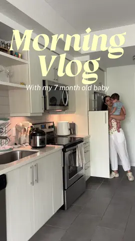 Spend a morning with me & my baby 🐣☀️ #MomLife #NewMom #morningroutine #lifewithbaby #MomsofTikTok 