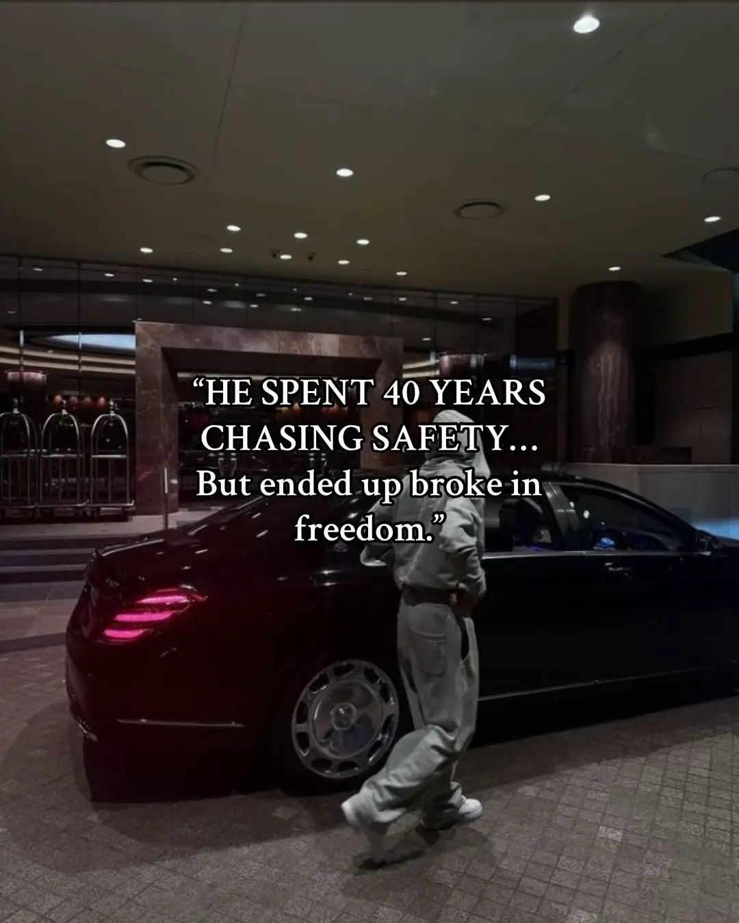 He spent his whole life chasing safety… and realized safety was the trap. Comfort costs more than risk. Don’t wait 40 years to see the truth. I share daily insights to escape the average cycle inside my private community. Join Richstate Society (link in bio)  #W#WealthMindsetS#SuccessTipsL#LifeTruthsRichstateSociety #motivation #luxurylifestyle #fyp 