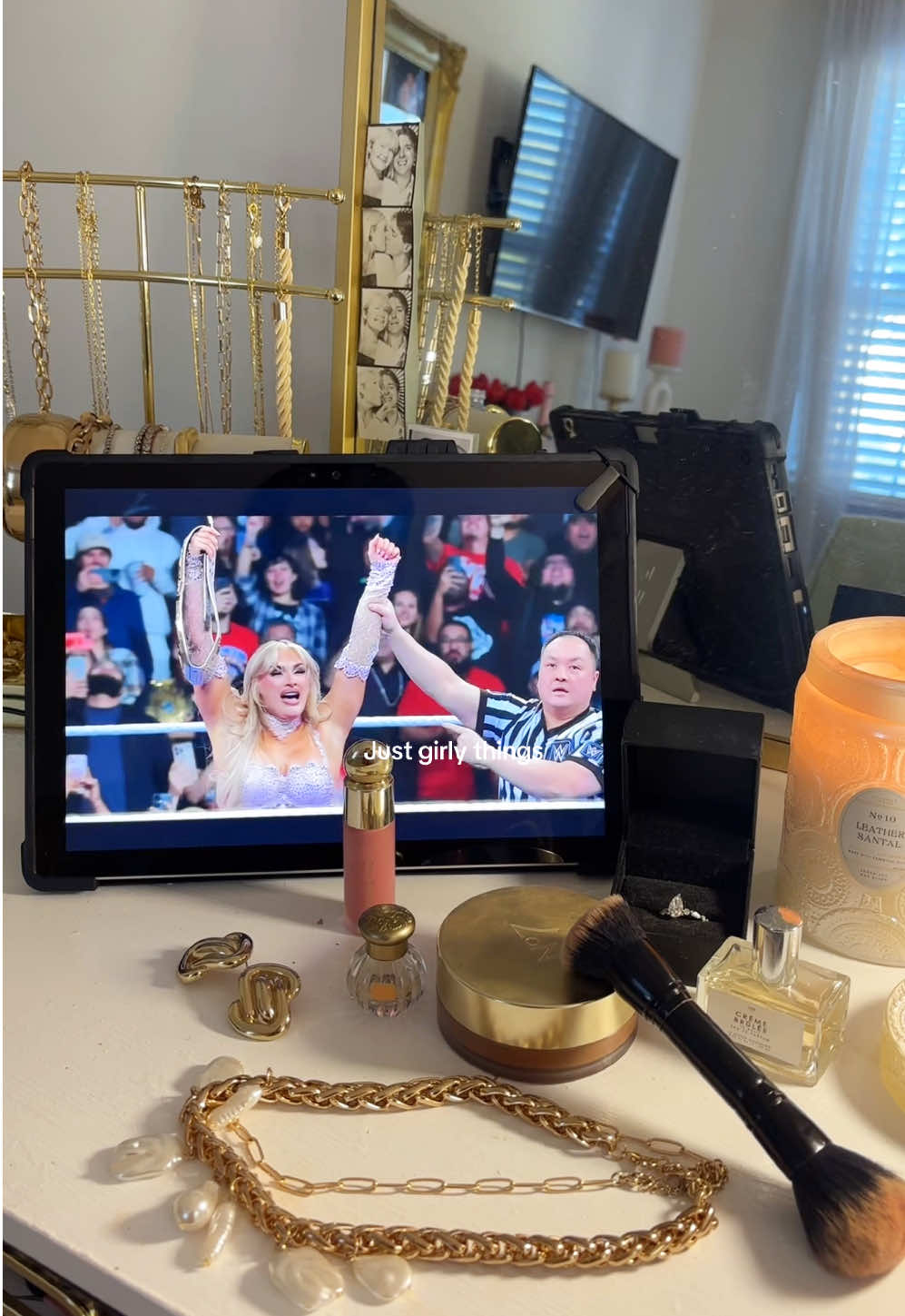 Only the girlies understand the feeling of this one fr 💖✨💌💅🏼 @Tiffany Stratton #WWE #fyp #tiffytime #tiffanystratton #cashing 
