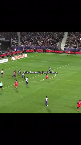 Joao Neves Hat Trick Today🔥 | #football #Soccer #psg #joaoneves 