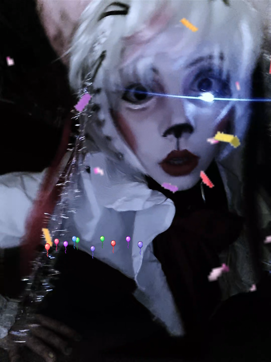 #mangle ☆ | the makeup is so ass I couldn't be bothered to put lashes on i regret that ummm anyway cry ABT IT #manglecosplay #fnaf #fnaf2 #fnafcosplay 