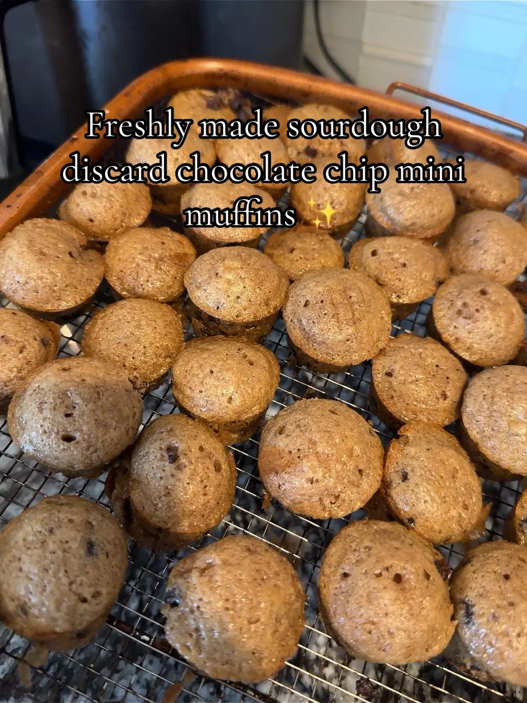 Recipe coming soon 🤤 #sourdough #minimuffins #sourdoughdiscard  #motherhood #freshlybaked 