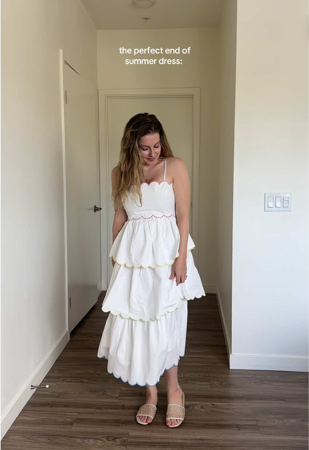 feeling like a tiered birthday cake in the best way 🎂  @nuuly #clubnuuly #nuulypartner #nuuly #outfitinspo 