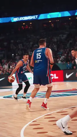 THE JOKER IS CLUTCH!🔥🃏🇷🇸🤯 #fyp #basketball #EuroBasket #nikolajokic #serbia @FIBA EuroBasket @Denver Nuggets 