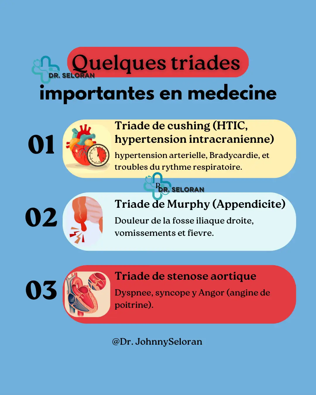 Une triade désigne un ensemble de trois signes ou symptômes caractéristique qui apparaissent souvent ensemble dans une maladie. #medlife💪🏾💪🏾  #medicinelife🤍🤍  #sante 
