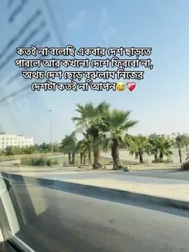 কতই না বলেছি একবার দেশ ছাড়তে পারলে আর কখনো দেশে ফিরবো না, অথচ দেশ ছেড়ে বুঝলাম নিজের দেশটা কতই না আপন😅❤️‍🩹 #fyp #tranding #viral 