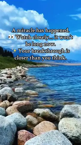 #MiracleInMotion ✨ A miracle has happened. The unseen threads have already shifted. It won’t be long now — the new reality is arriving. 🌈💖#TrustTheProcess #ItWontBeLongNow #BreakthroughEnergy #ViralManifestation #QuantumLeap #MiracleSeason #SoulShiftStudio