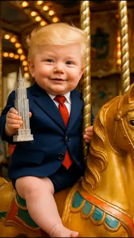 baby trump is on fire 🔥🤣😭😂 #talkingbaby #babyjokes #funnybaby #aibaby #dadjokes #AI 
