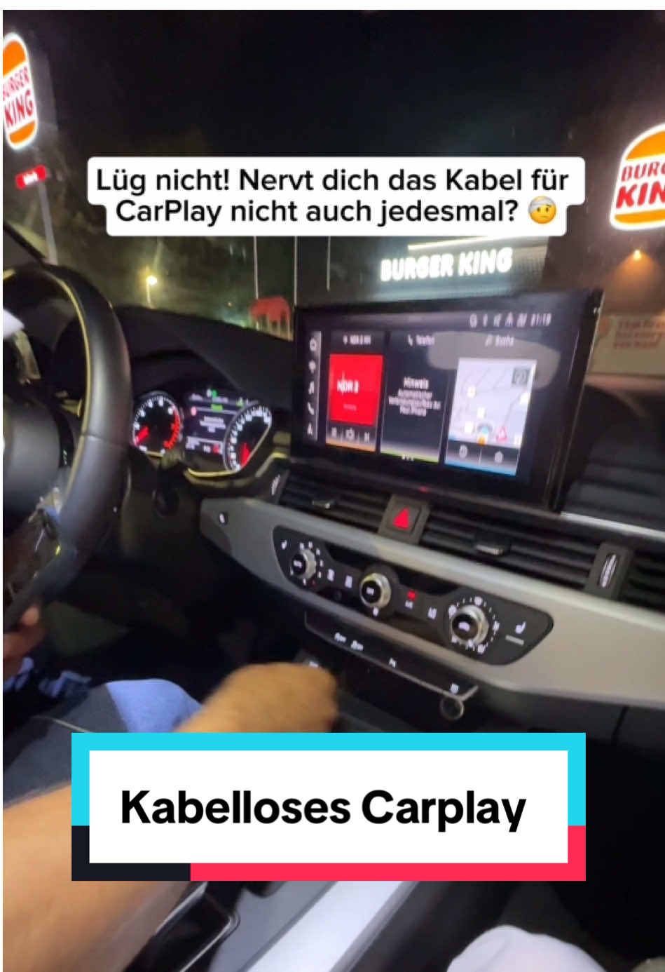 🚗✨ Nie wieder Kabelsalat im Auto! Mit dem neuen Wireless CarPlay Adapter bist du sofort verbunden, sobald du dein Auto betrittst – ohne Kabel, ohne Verzögerung. Einfach über USB oder USB-C anschließen und dein iPhone verbindet sich automatisch. 🎶📱 Schluss mit Kabel-Messi – ab jetzt immer clean, smart & kabellos unterwegs! #AutoGadget #CarPlayUpdate #KabellosLeben #iPhoneHacks #dealsfürdich 