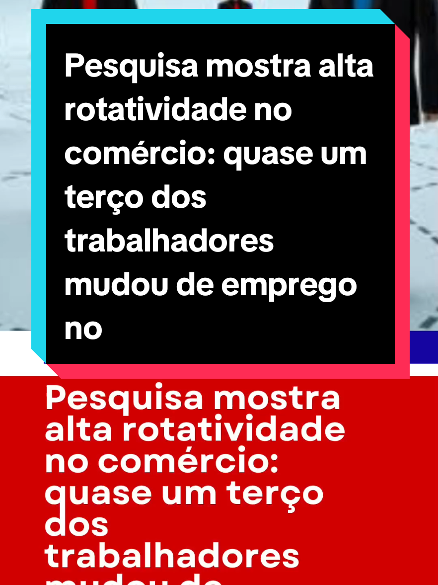 “De acordo com levantamento do Sindilojas-SP, 30,3% dos cerca de 600 mil trabalhadores do comércio trocaram de emprego no primeiro semestre de 2024. O dado reflete tanto um mercado de trabalho aquecido, em que profissionais buscam melhores oportunidades, quanto as características do setor, que muitas vezes oferece a primeira experiência profissional. A pesquisa mostrou ainda que os maiores índices de rotatividade foram registrados no comércio de artigos usados, com 53,1%, e nas lojas de conveniência, com 44,9%. Nos demais segmentos, as taxas também ficaram acima de 35%. 👉 Você já trocou de emprego neste ano ou conhece alguém que passou por isso? Deixe sua opinião nos comentários 👇 ➡️ Siga nosso perfil para acompanhar diariamente as principais notícias de economia e trabalho no Brasil 🇧🇷📲”