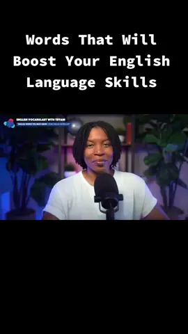 Words That Will Boost Your English Language Skills #english #englishclass #englishlesson #englishtips #englishlanguage 