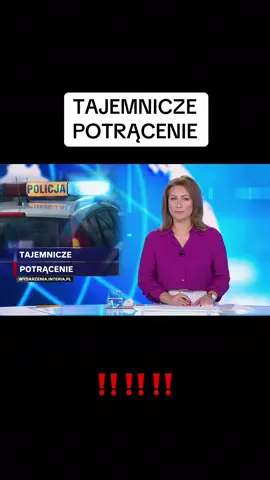 Tajemnicze potrącenie.  #wydarzenia24 #tajemnica #policja #polska #wypadek 