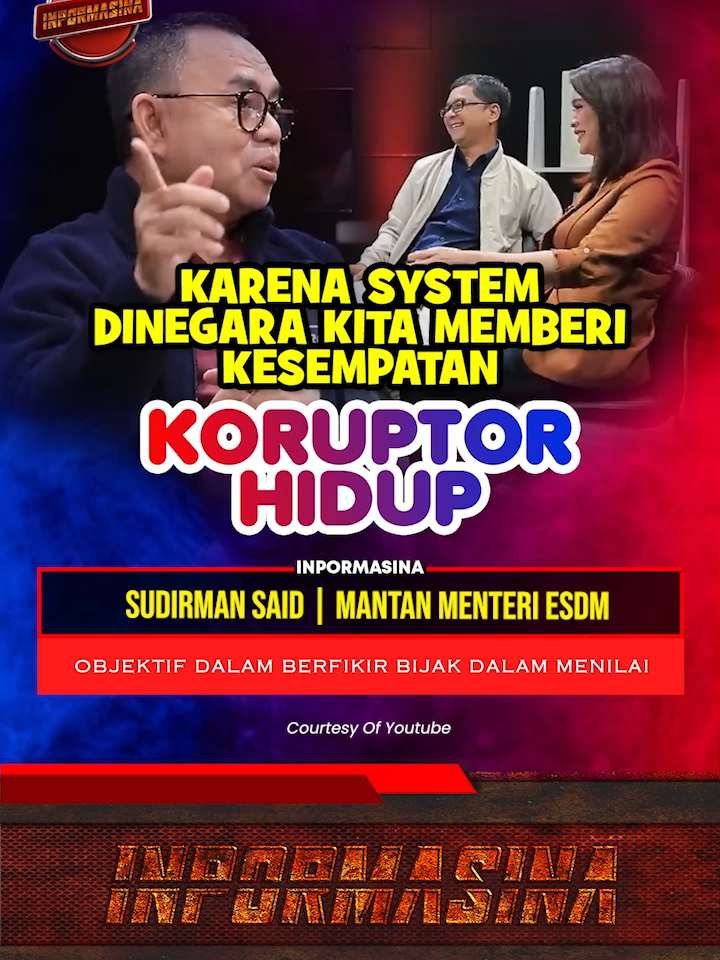 SUDIRMAN SAID KORUPTOR BERKEMBANG DI INDONESIA #beritatiktok #inpormasina #kpk #fypシ