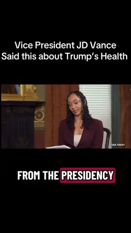 Vice President JD Vance has said President Trump is in great health and he believes will be able to have a full and healthy term but if something does go wrong, Vice President Vance said he has had amazing training over that last 200 days  Do you believe him? #repost #trending #viral #foryoupage #blowthisup 