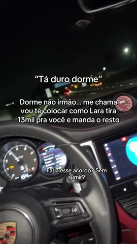 Faria esse acordo?