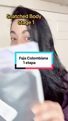 Snatched Body Colombiana para primera Etapa #snachedbody #fajacolombiana #stage1 #openbust #waistshrinking 