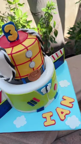 Toy Story Birthday 🎁 Cake 🎂 💚🩵💙🧡 #toystory  #toystorycake  #birthday  #Birthdaycake  #cakeideas 