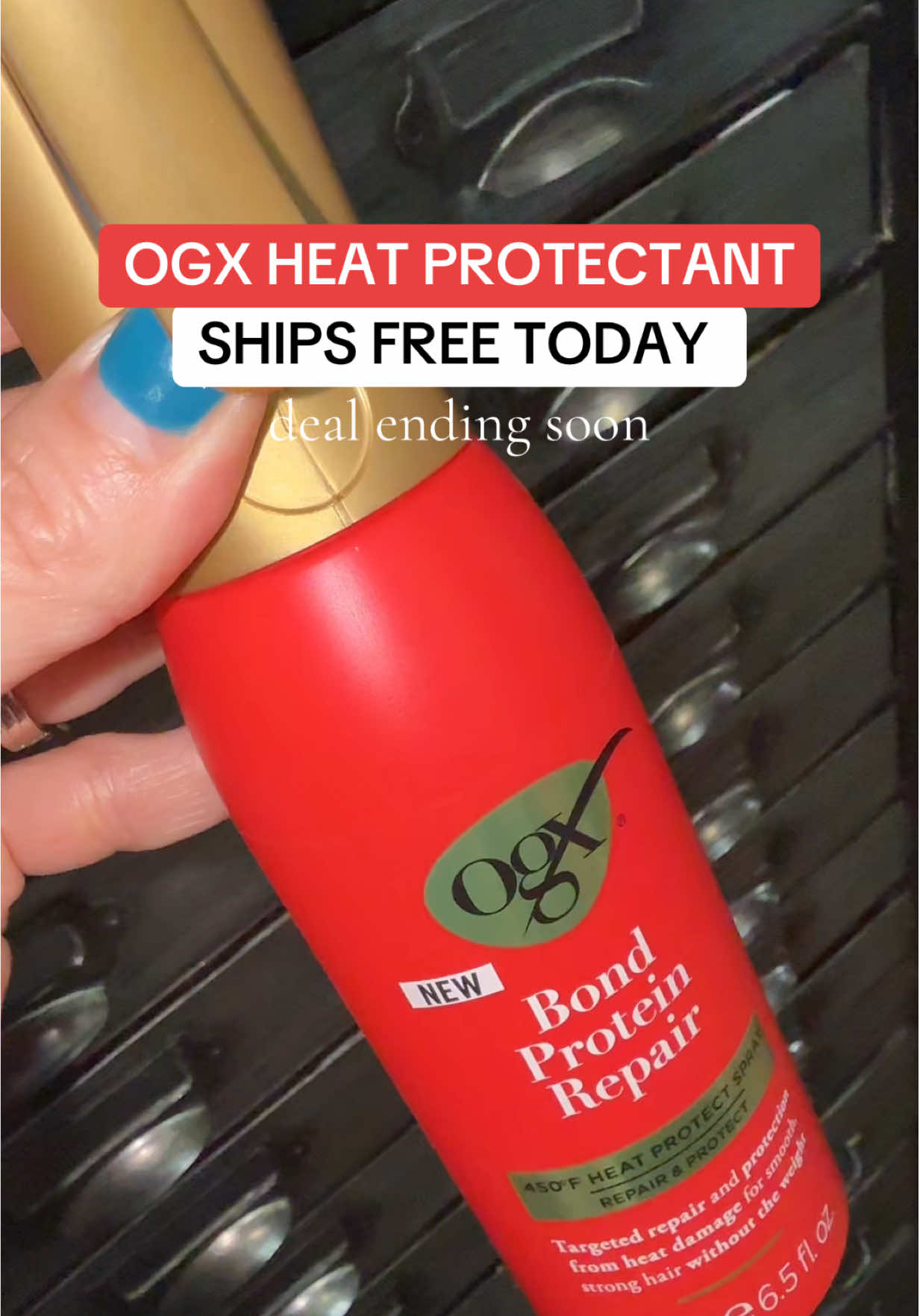 OGX Heat Protectant Spray #heatspray #ogx 