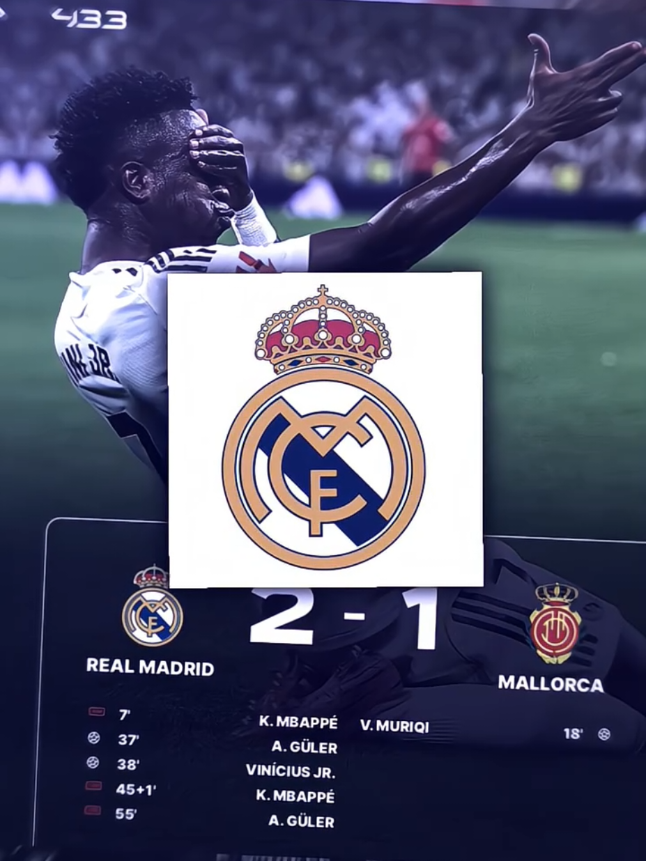 Real Madrid mengamankan 3 poin lagi😆 #vinicius #ardagüler #realmadrid #fypシ゚ 