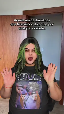 Quem nunca fez um draminha saindo do grupo né 🤣