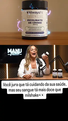 Equilibre seu metabolismo com o Picolinato de Cromo AlwaysFit!Uma cápsula ao dia ajuda a controlar a glicose e dá mais energia para sua rotina. Experimente e sinta a diferença. #picolinatodecromo #metabolismoequilibrado #saudeemdia #suplementoessencial #alwaysfit 