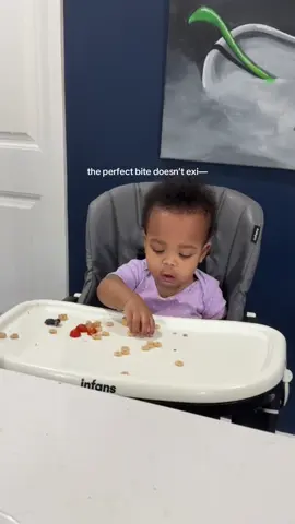 my little grubber 🤭 came such a long way from throwing everything off the chair! #blw #littleones 