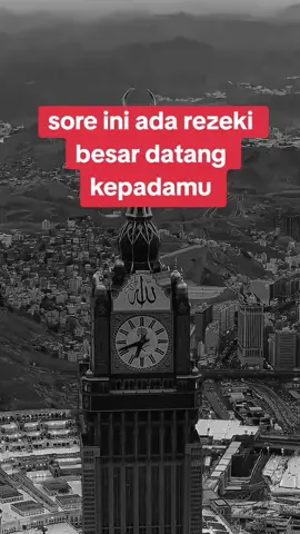 sore ini ada rezeki besar datang kepadamu 