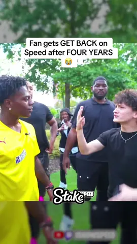 Fan gets GET BACK on Speed after FOUR YEARS 😭 #ishowspeed #speed #ishowspeedclipz #stake #viral 