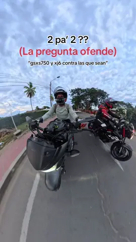 😏La pregunta ofende o no? @💢SANTI💢  #2pa2 #motosaltocilindraje #gsxs750 #2pa2?