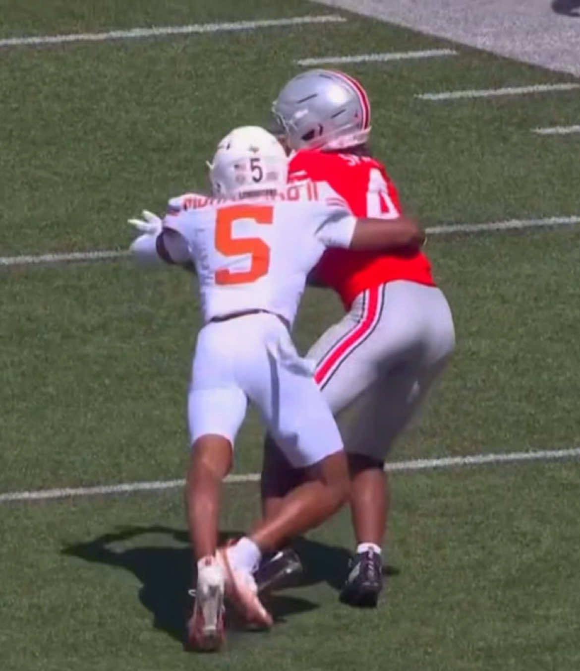 Jeremiah Smith vs the Texas DB’s || who won?