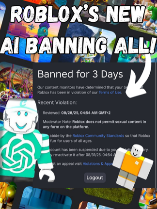 Roblox's New AI Is Banning Everyone...#roblox #schlep #RobloxRants #Schlep #robloxcooked #shlep #davidbuzuki #growagarden  (Audio Not Mine)