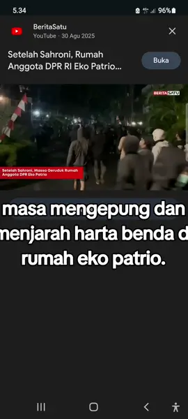 #berita#viral#fypage masa mengepung dan menjarah harta benda di rumah eko patrio.