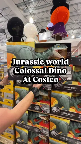 Jurassic world colossal dinosaur comes with 4 mini dinosaurs 🦕 🦖 and my son absolutely loved it!! I got a glimpse of him playing at home!! Warning it’s massive!!! So fun!! 🤩 send this to someone that would love this and follow for more new Costco finds.  #costco #costconew #costconewdeals #costcodeals #costcofinds #costcomusthaves #costconewproducts #costconewitems #jurrasicpark 