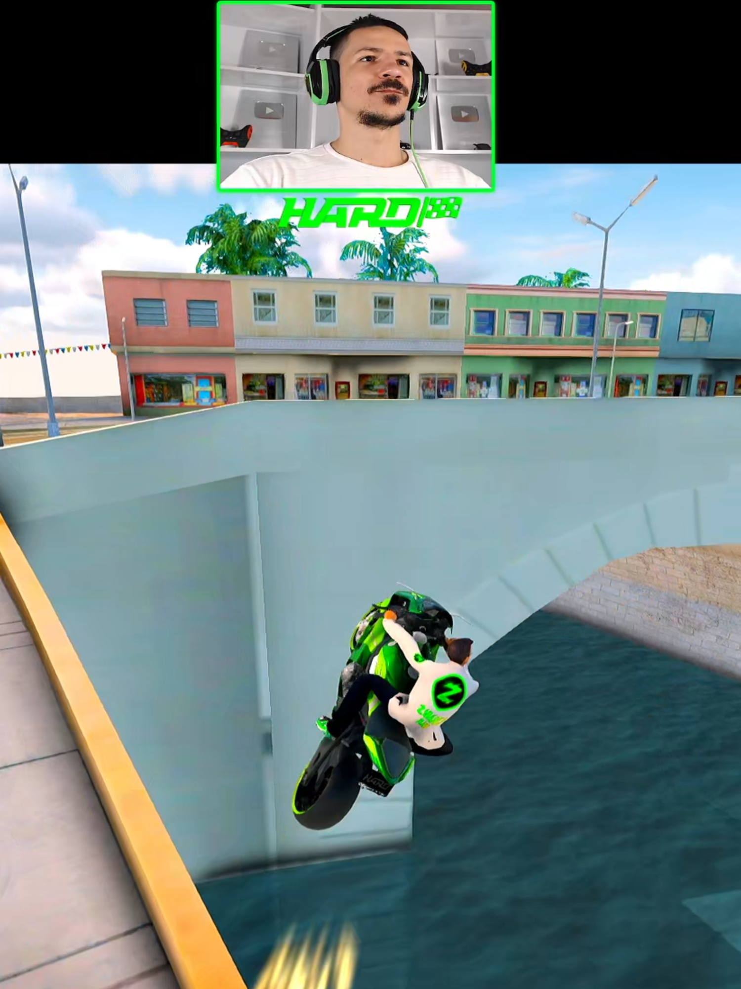 Sequencia arriscada perto da agua na quina para o predio nessa fuga insana no gta #forupage #gta #game #fypシ゚