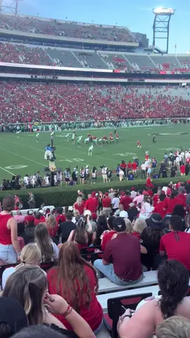 Yeah got that touchdown in person and it was beautiful #godawgs #dawgnation #saturdayinathens #gameday @GeorgiaBulldogsFootball 