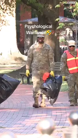 Play this for the National Guard in your city's takeover!!!💙✊🇺🇸🤣🤣🤣 #nationalguard #psychologicalwarfare #troopmoral #dctakeover #ourstreets 
