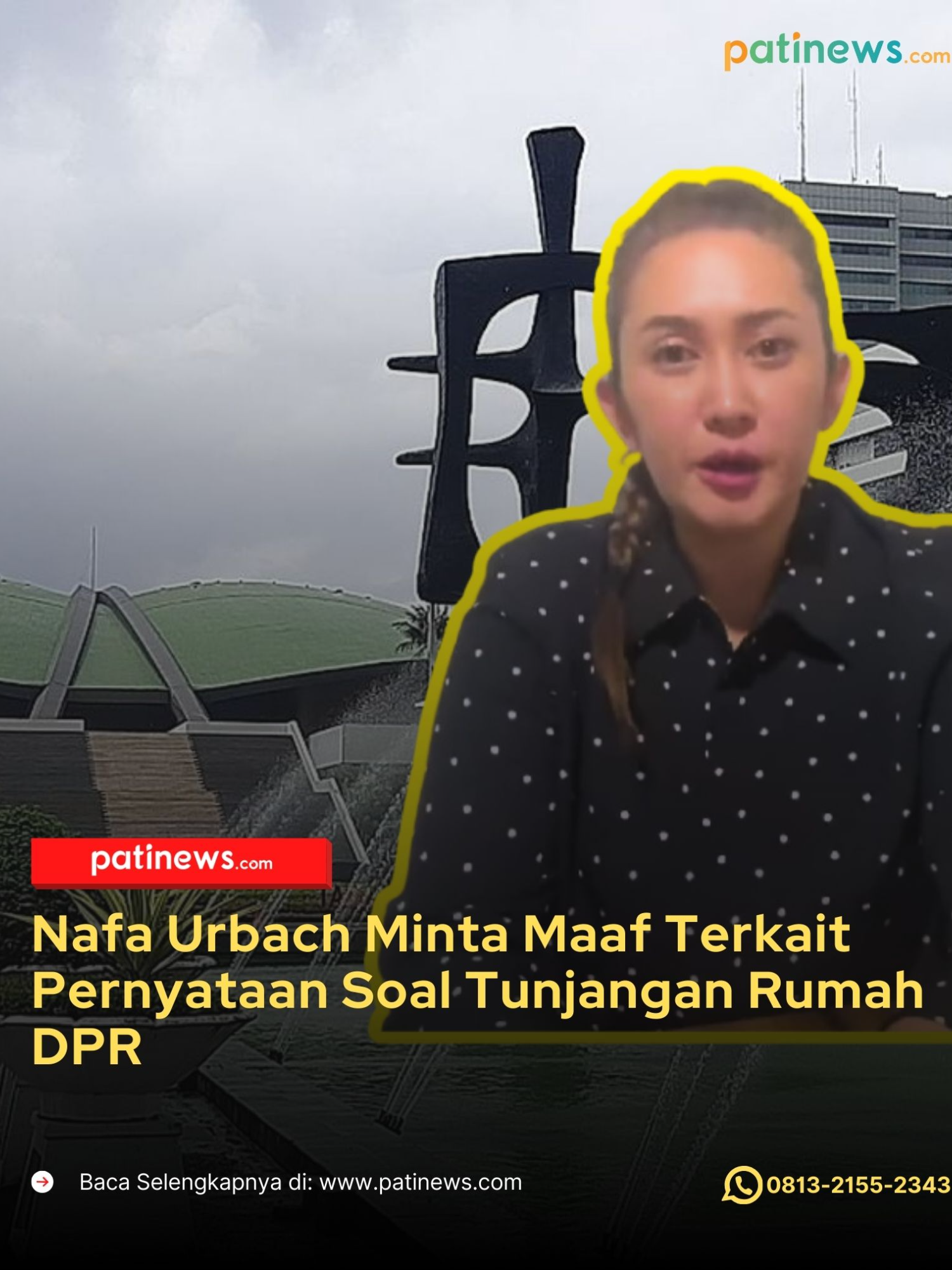 𝗡𝗮𝗳𝗮 𝗨𝗿𝗯𝗮𝗰𝗵 𝗠𝗶𝗻𝘁𝗮 𝗠𝗮𝗮𝗳 𝗧𝗲𝗿𝗸𝗮𝗶𝘁 𝗣𝗲𝗿𝗻𝘆𝗮𝘁𝗮𝗮𝗻 𝗦𝗼𝗮𝗹 𝗧𝘂𝗻𝗷𝗮𝗻𝗴𝗮𝗻 𝗥𝘂𝗺𝗮𝗵 𝗗𝗣𝗥 Nafa Indria Urbach, Anggota DPR RI Fraksi NasDem, menyampaikan permohonan maaf setelah pernyataannya mengenai tunjangan perumahan anggota dewan sebesar Rp 50 juta menuai kritik publik. Polemik tunjangan rumah tersebut sebelumnya memicu gelombang demonstrasi dari masyarakat yang menilai kebijakan itu tidak sensitif terhadap kondisi rakyat. “Dengan penuh kerendahan hati, saya, Nafa Indria Urbach, meminta maaf sebesar-besarnya atas ucapan saya yang mungkin melukai perasaan masyarakat Indonesia,” ujar Nafa melalui unggahan di akun Instagram pribadinya, Sabtu (30/8/2025). #nafaurbach #tunjangan #dpr #fyp #virals #jangkauanluas