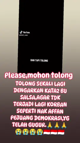 #assalamualaikum pejuang2 demokrasi mohon untuk mendengarkan kata2 bu salsadia akan berusaha untuk memenuhi tuntutan masyarakat Indonesia termasuk sy sebagai pejuang nafkah untuk keluarga, cukup untuk hari ini tindakan anarkis kalian  please, sy mohon dn minta tolong semua yg dikatakan bu salsa adalah benar please#🙏🏼🙏🏼🙏🏼🙏🏼😭😭😭😭😭😭😭😭😭😭😭😭😭😭 #🙏🏼🙏🏼🙏🏼🙏🏼😭😭😭😭😭😭😭😭😭😭😭😭😭😭 #🙏🏼🙏🏼🙏🏼🙏🏼🥰🥰🥰🥰💪💪💪💪🇮🇩🇮🇩🇮🇩🇮🇩🇮🇩🇮🇩🇮🇩🇮🇩🇸🇬🤲 #👍👍👍🙏🏼🙏🏼🙏🏼💪💪💪💪💪👍👍👍👍👍🇮🇩🇮🇩🇮🇩🇮🇩🇮🇩🥰🥰🥰🥰🔥🔥 