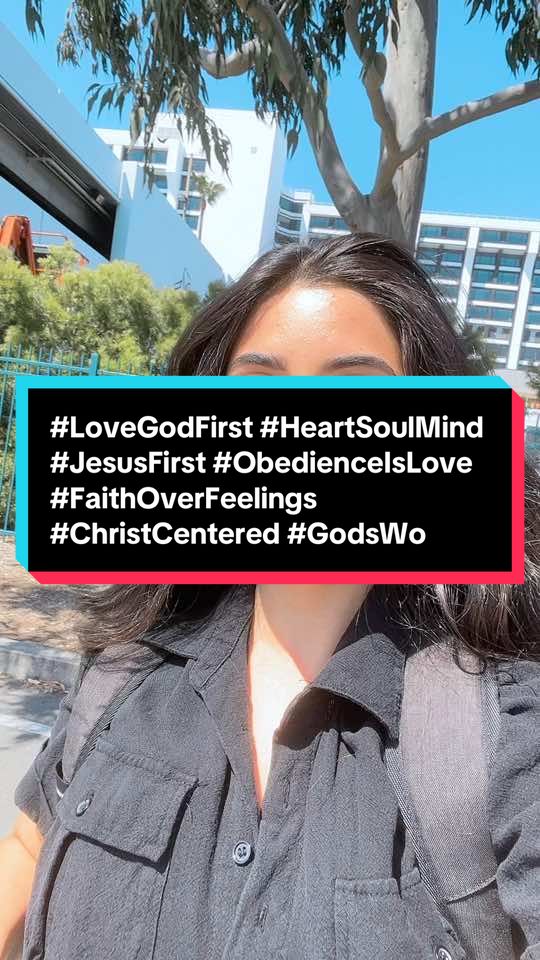 #LoveGodFirst #HeartSoulMind #JesusFirst #ObedienceIsLove #FaithOverFeelings   