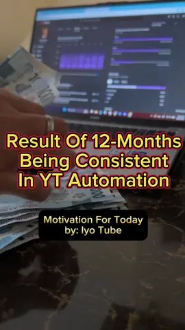 Resulta Ko Sa Pagiging Consistent Sa YTA Sa Loob Ng Isang Taon❤️ Motivation For Today✨ #youtube #youtubeautomation #YTA #iyotube #facelessyoutuber  