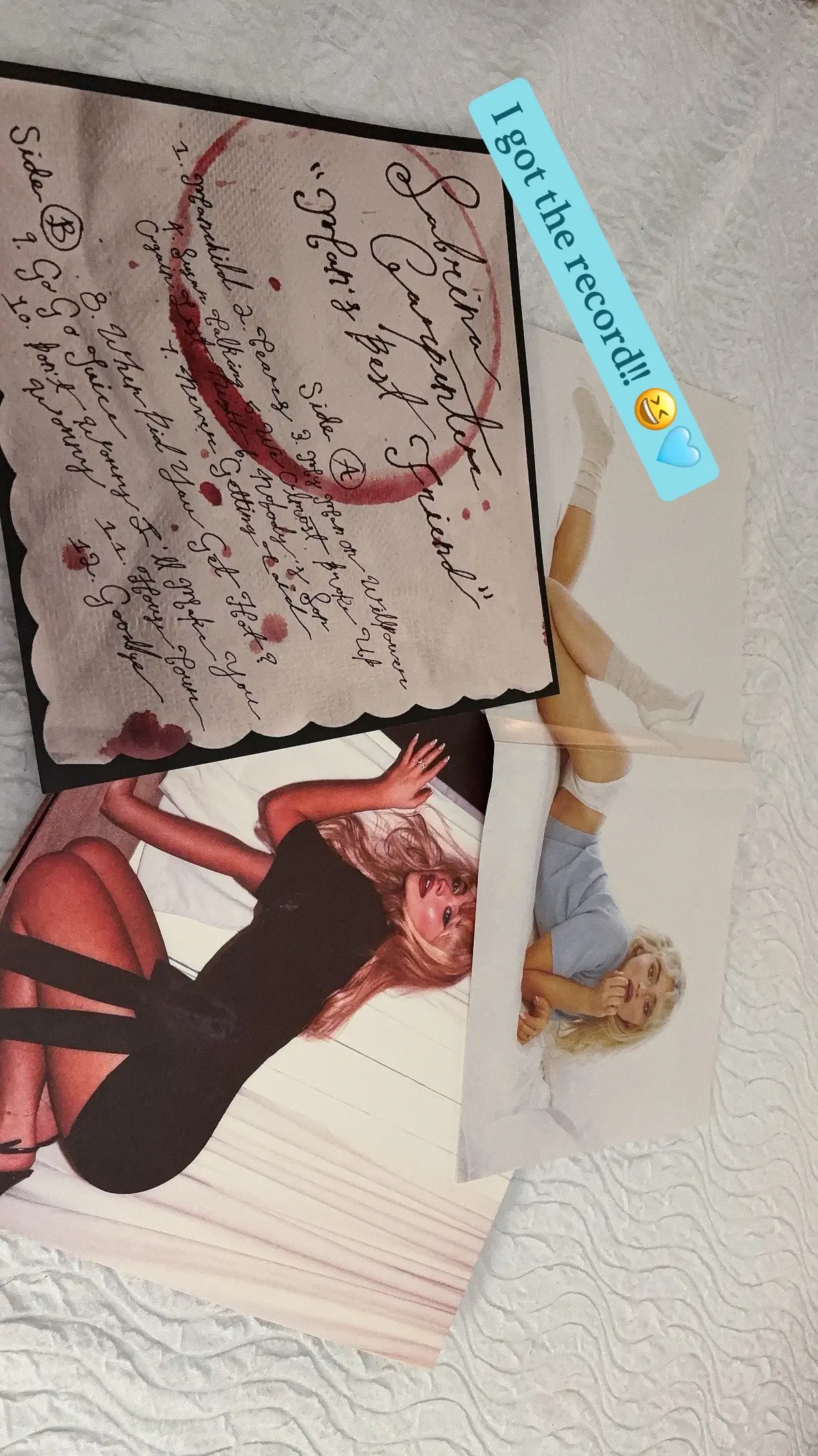 Thanks Mom and Dad #mansbestfreind #sabrinacarpenter 