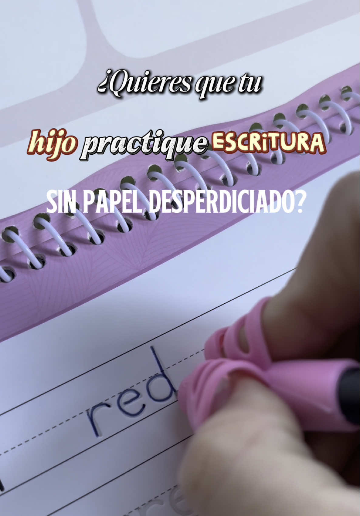 Practicar la escritura ahora es muy fácil con este set de libros para tu niño o niña. #backtoschool #preschool #tracingbook #titokshop #handwriting 