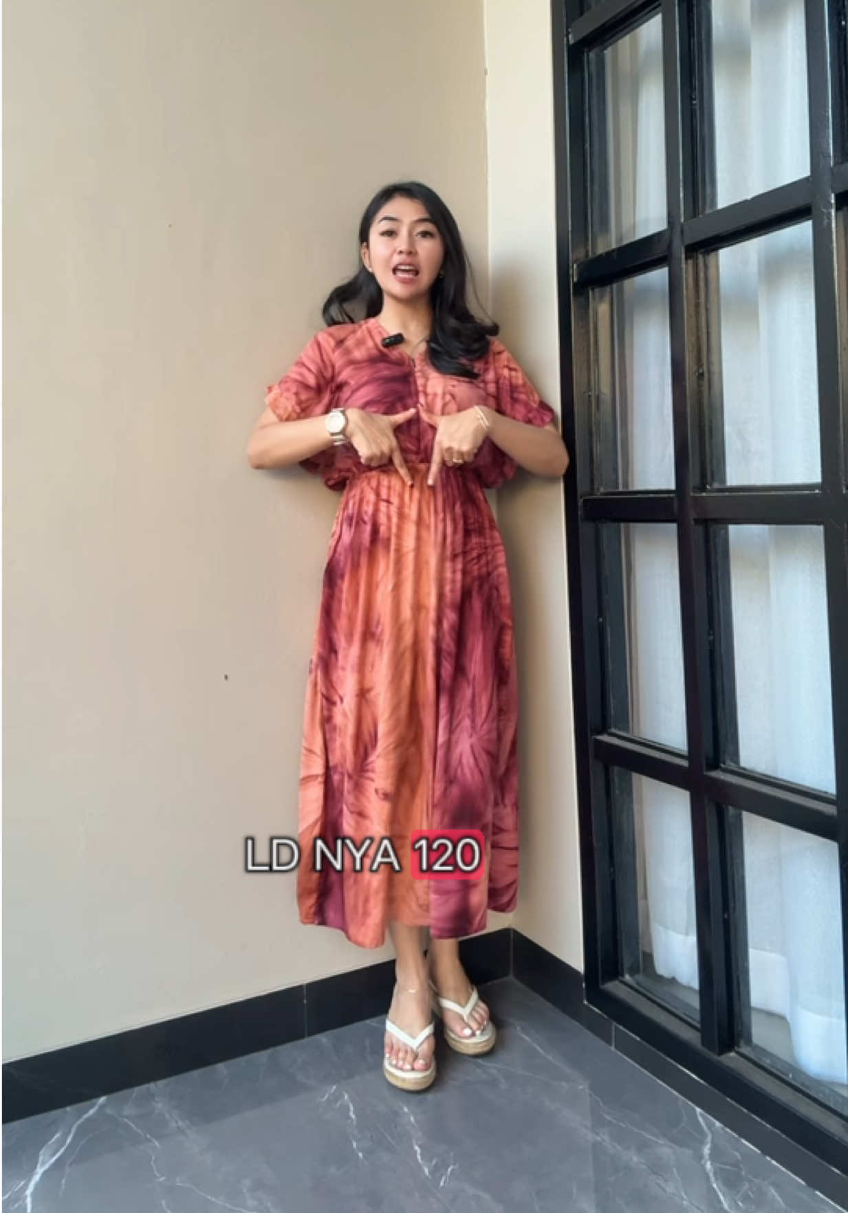 Daster sienna ini cakep banget si Bund..bisa muat sampe bb 85kg #dasterbumil #dasterbusui #promogajian  #gajiansale 