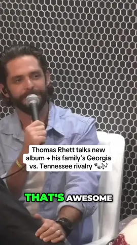 New album + Georgia vs UT rivalry even at home—Thomas Rhett keeps it real.” #ThomasRhett #tiktokmusic #countrymusic #countrytok #music