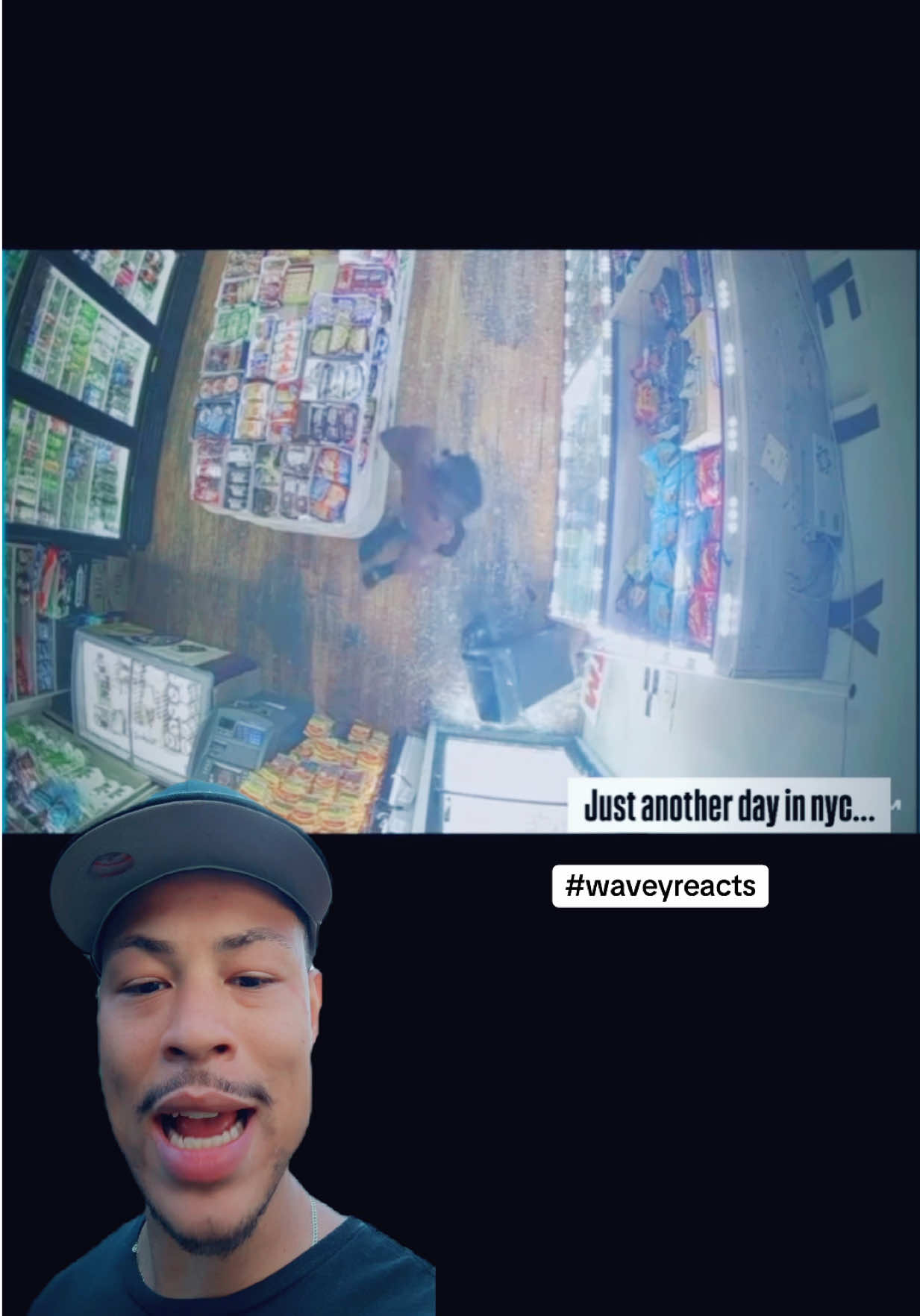 Waveyreacts NYC in a Nutshell🤣🤦🏽‍♂️ #waveyreacts #funny #reaction #wtf #nyc 