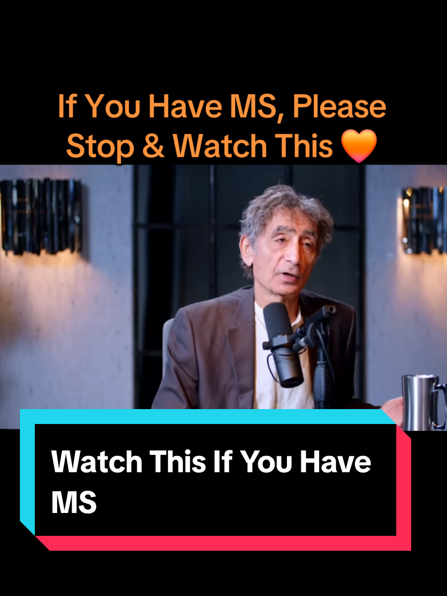 As I listened to this, my body froze, and then I burst into tears. Multiple Sclerosis sucks so much! I felt this so hard. Did you? source: Diary Of A Ceo speaker: Dr. Gabor Mate #multiplesclerosis #mswarrior #autoimmunedisease #multiplesclerosist #chronicillness 
