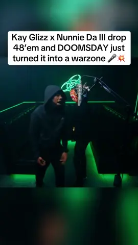 The Troopers went crazy on 48’em — Kay Glizz and Nunnie Da III brought straight DOOMSDAY energy  #freestylerap #raptok #viral #hiphop