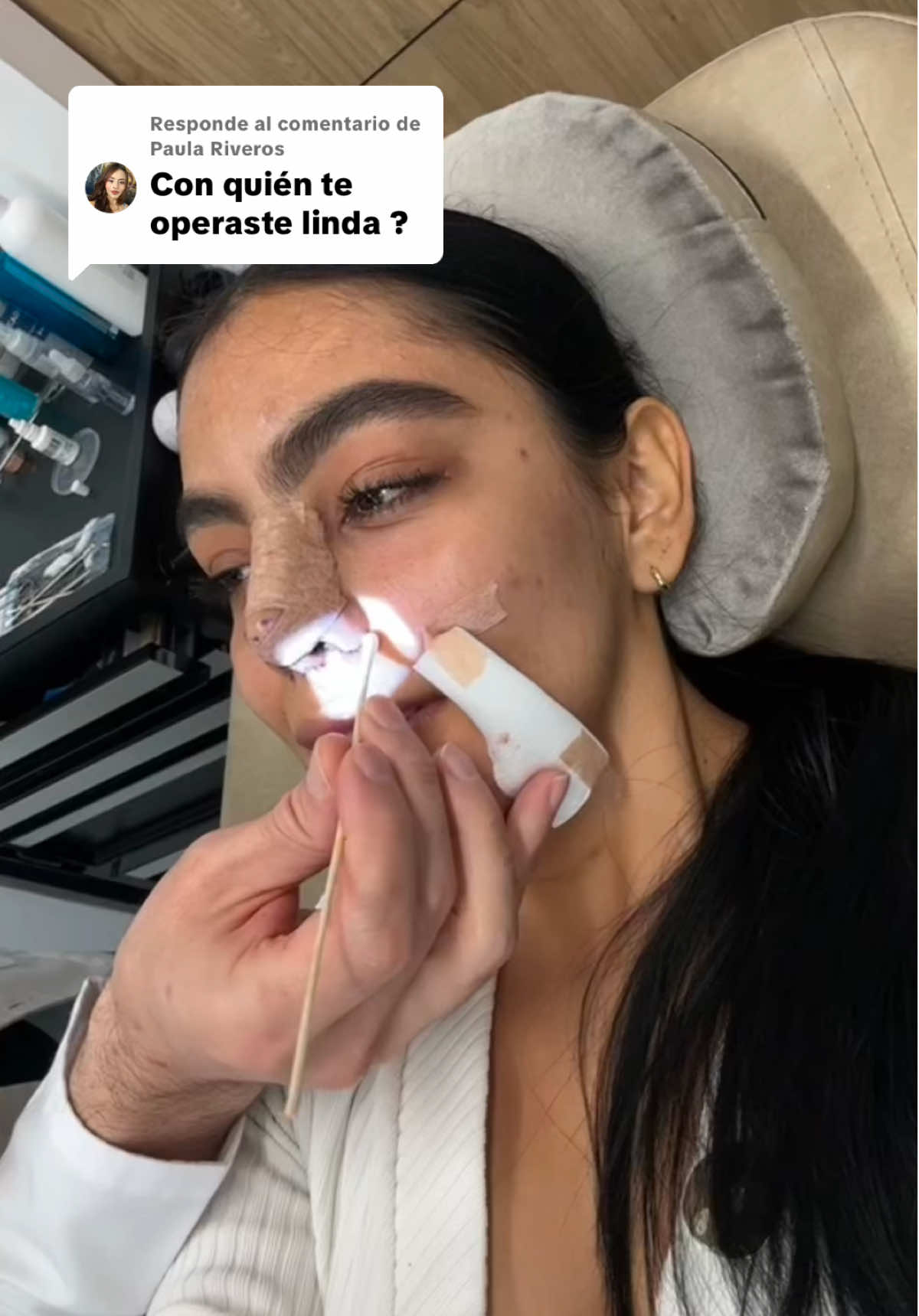 Respuesta a @Paula Riveros  Me opero el Doc David Depoortere Tenía miedo de equivocarme! Pero elegí al mejor💗 #depoortere #rinoplastia 