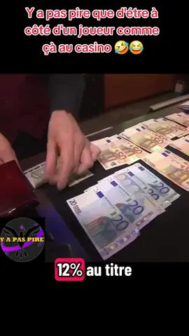 Y a pas pire que d'être à  côté d'un joueur comme  çà au casino... #pourtoi #yapaspire #casino #mdr #astuce 